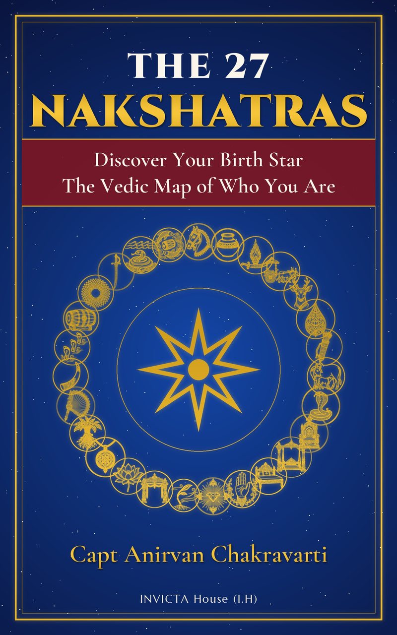 『The 27 Nakshatras: Discover Your Birth Star』（アニルヴァン・チャクラヴァルティ機長著）の表紙
